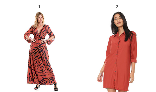 Montagem de produtos tendências de inverno vestido.