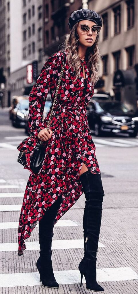Look inspiração com botas para o inverno.