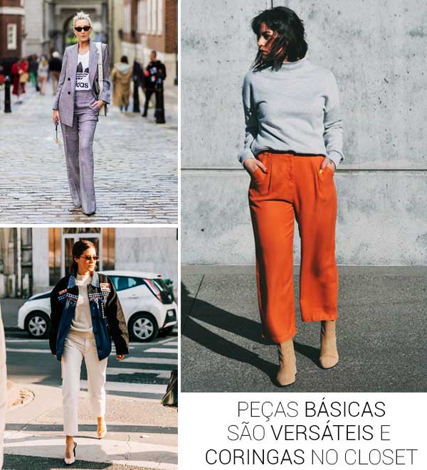 Imagem inspiração com looks back to basic.