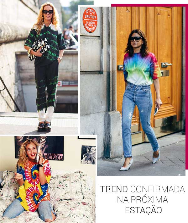 Look inspiração com a camiseta tir-dye!