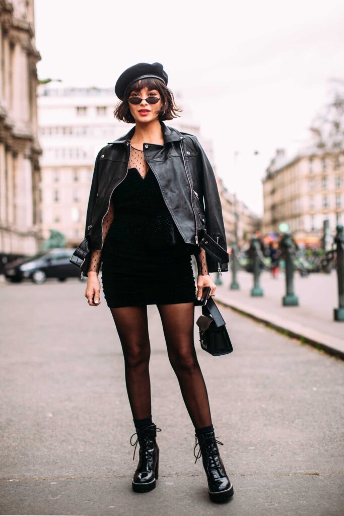 Look inspiração com a bota feminina de cadarço.