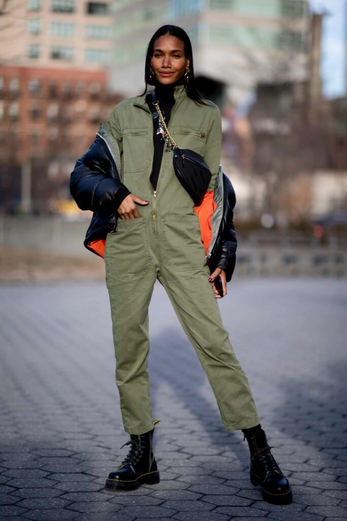 Look inspiração com a bota feminina de cadarço.