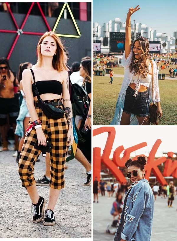 Inspirações de looks para o rock in rio.
