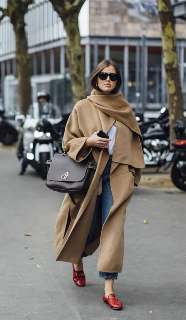 Look inspiração com modelos de sapato mocassim.