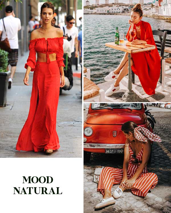 Imagem inspiração com looks natalinos.