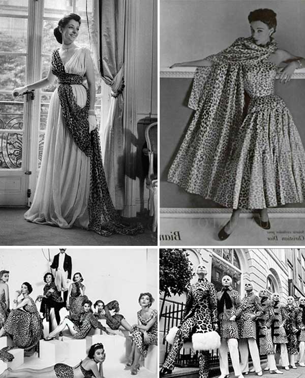 Imagens de looks inspirações com vestido animal print.