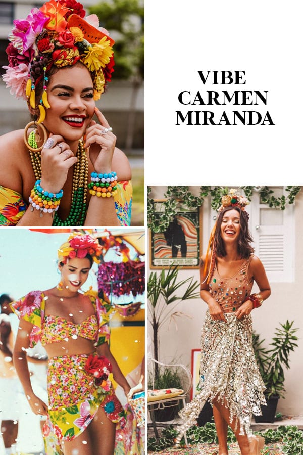 Montagem com inspirações para o carnaval 2020.