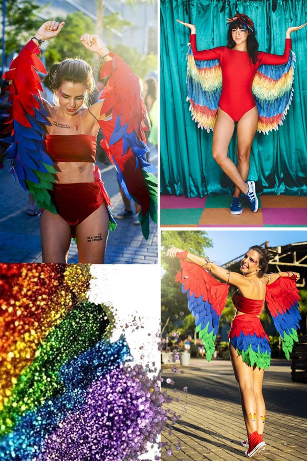 Montagem com inspirações para o carnaval 2020.