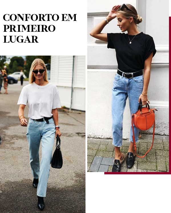Imagem inspiração de looks com cintos.