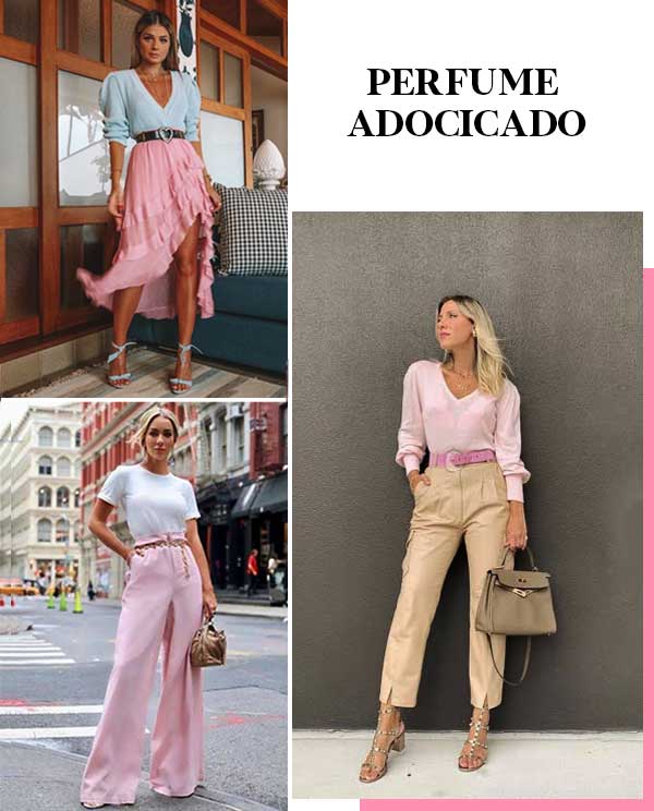 Imagem inspiração de looks com cintos.
