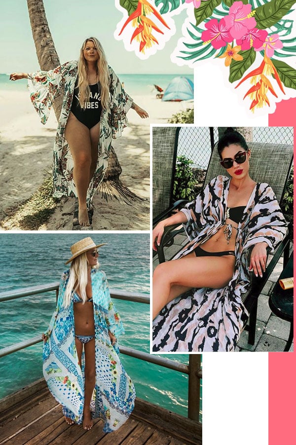 Imagem inspiração com looks com saída de praia.