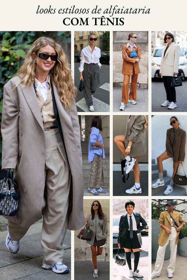 Looks com alfaiataria