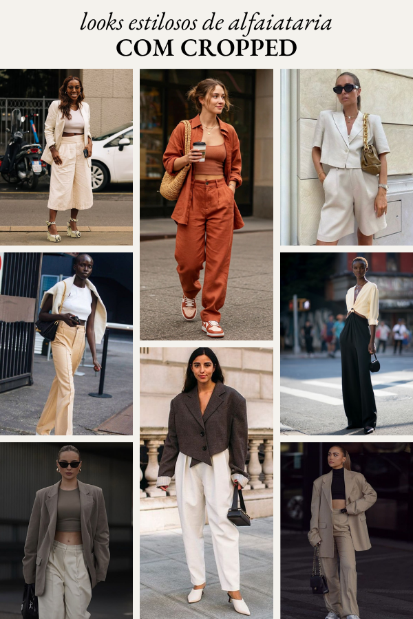 Looks com alfaiataria