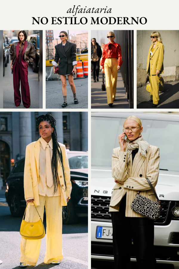 Looks com alfaiataria