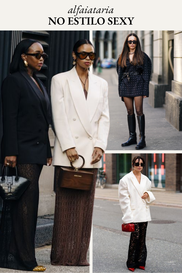 Looks com alfaiataria