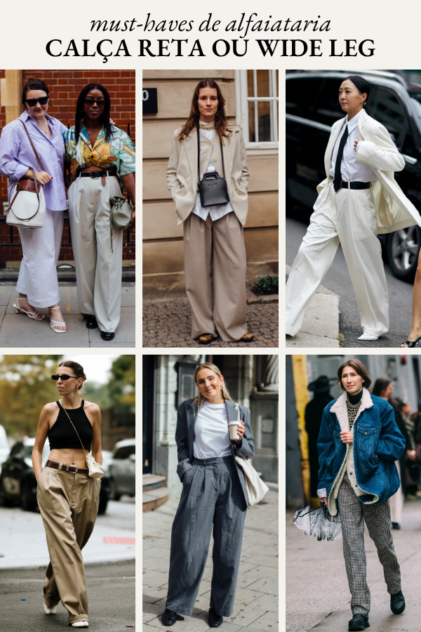 Looks com alfaiataria