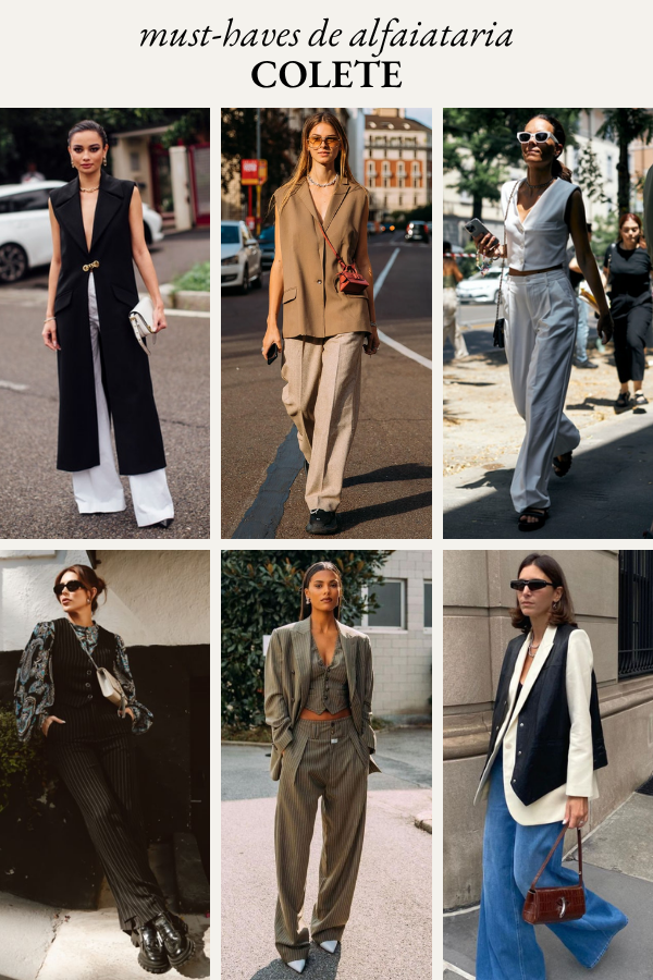 Looks com alfaiataria