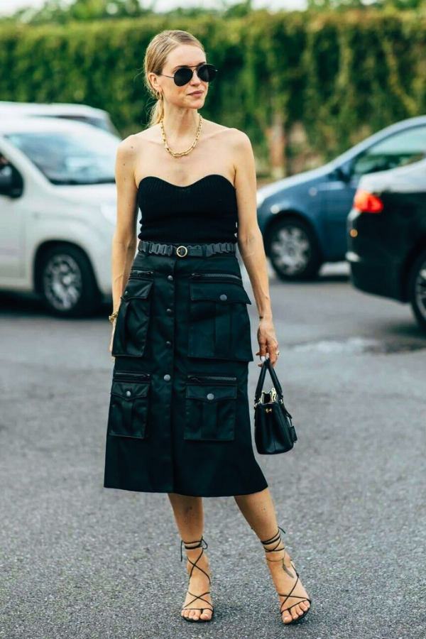 Looks com saia de couro